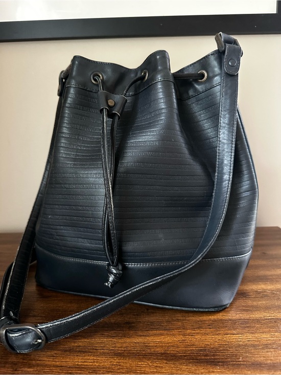 Handbags - Mario Valentino Signature Logo Bucket Bag